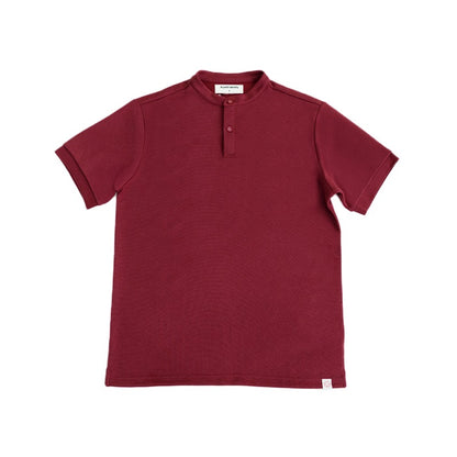 Polo Series - Men’s Polo Shirt in Red by Le Petit Society — image 5