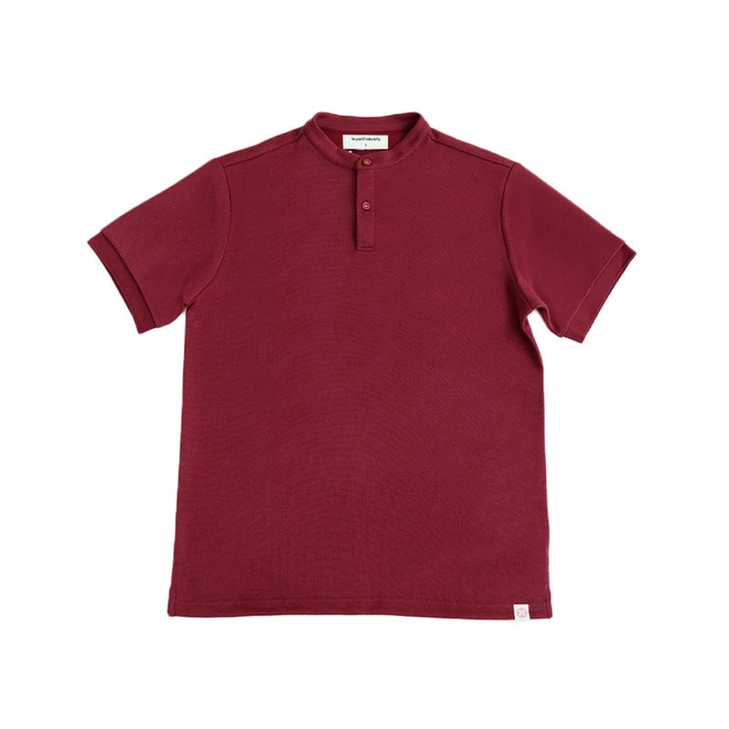 Polo Series - Men’s Polo Shirt in Red by Le Petit Society — image 8