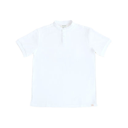 Polo Series - Men’s Polo Shirt in White by Le Petit Society — image 5