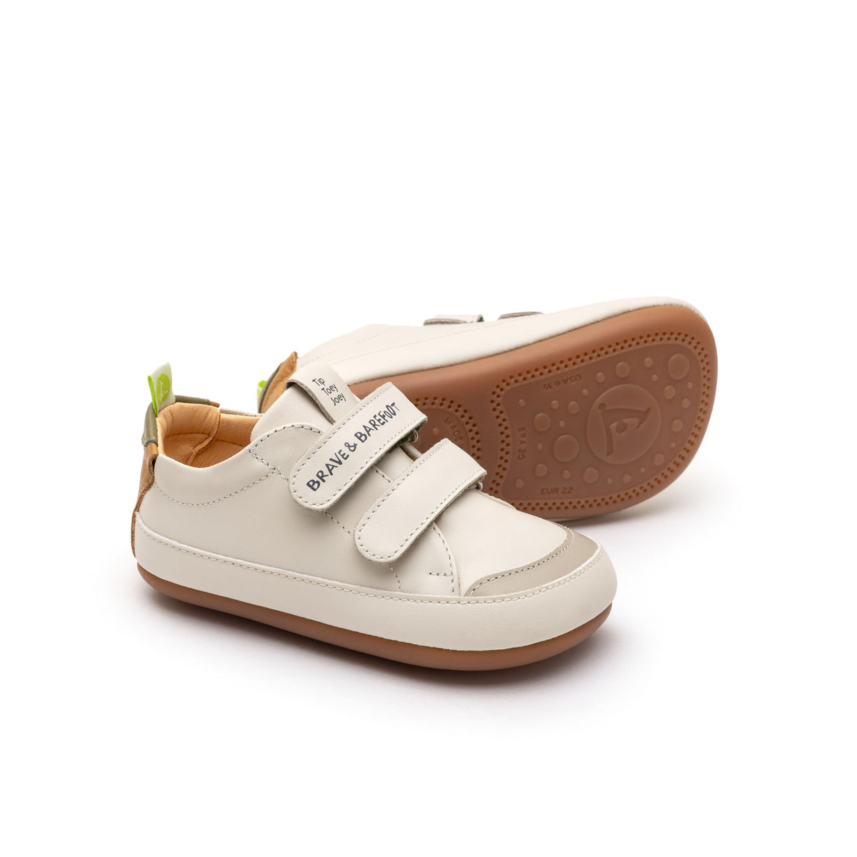 Bossy Brave Sneakers in Tapioca / Olive Tree / Hay by Tip Toey Joey