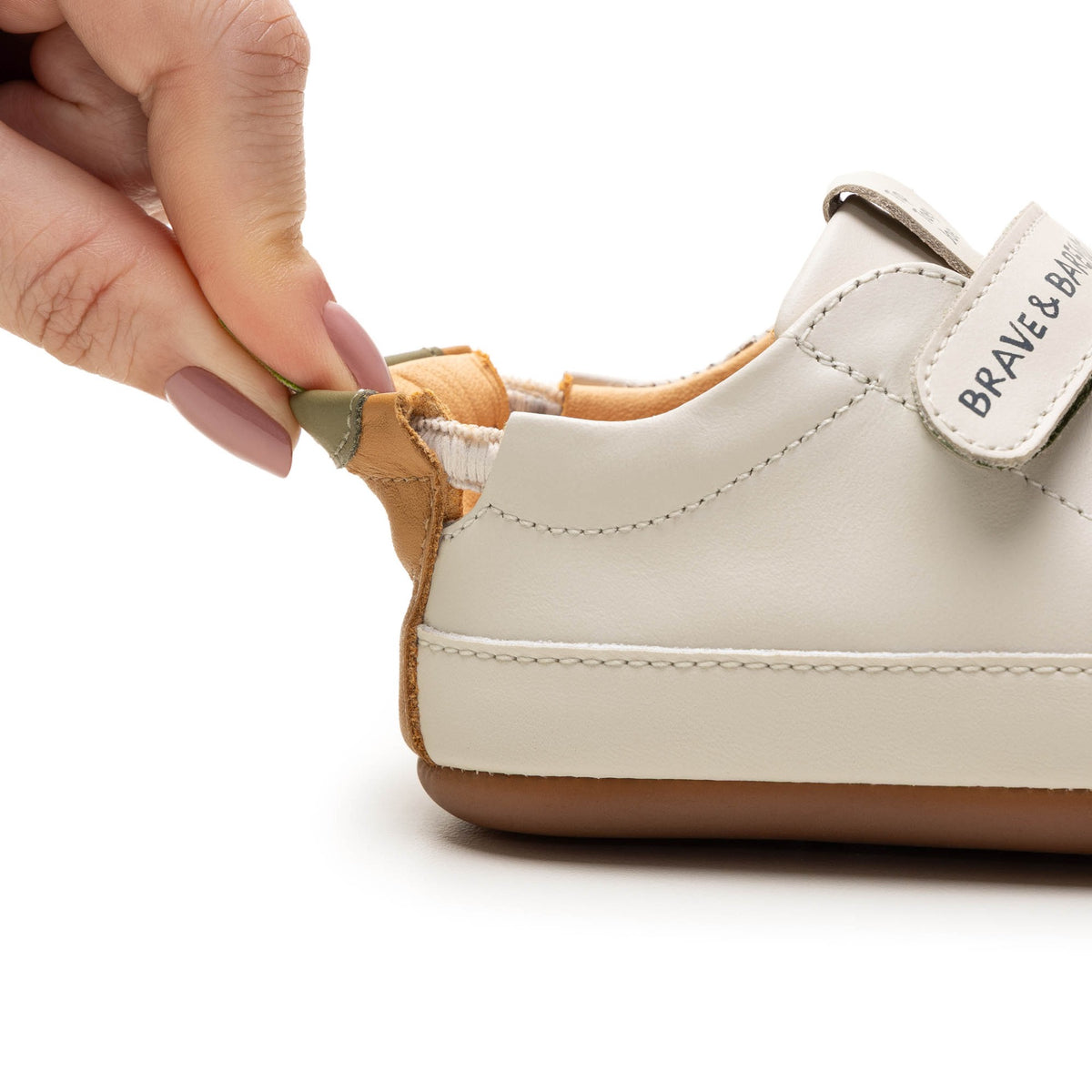 Bossy Brave Sneakers in Tapioca / Olive Tree / Hay by Tip Toey Joey — image 5