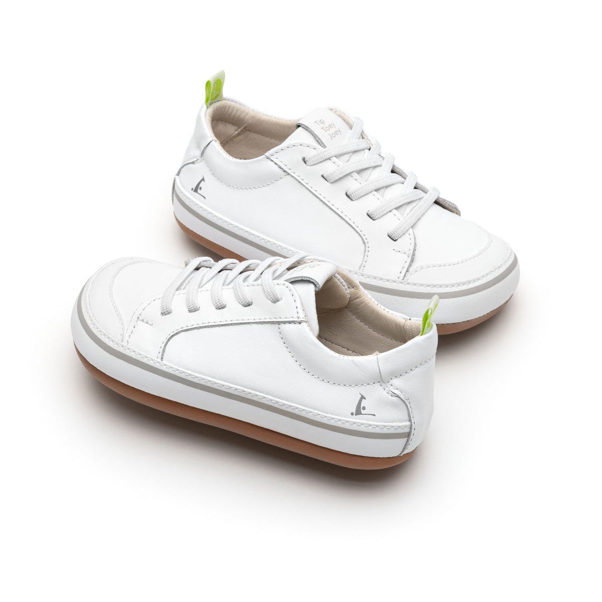 Funky 20 Sneakers in White / White by Tip Toey Joey — image 3