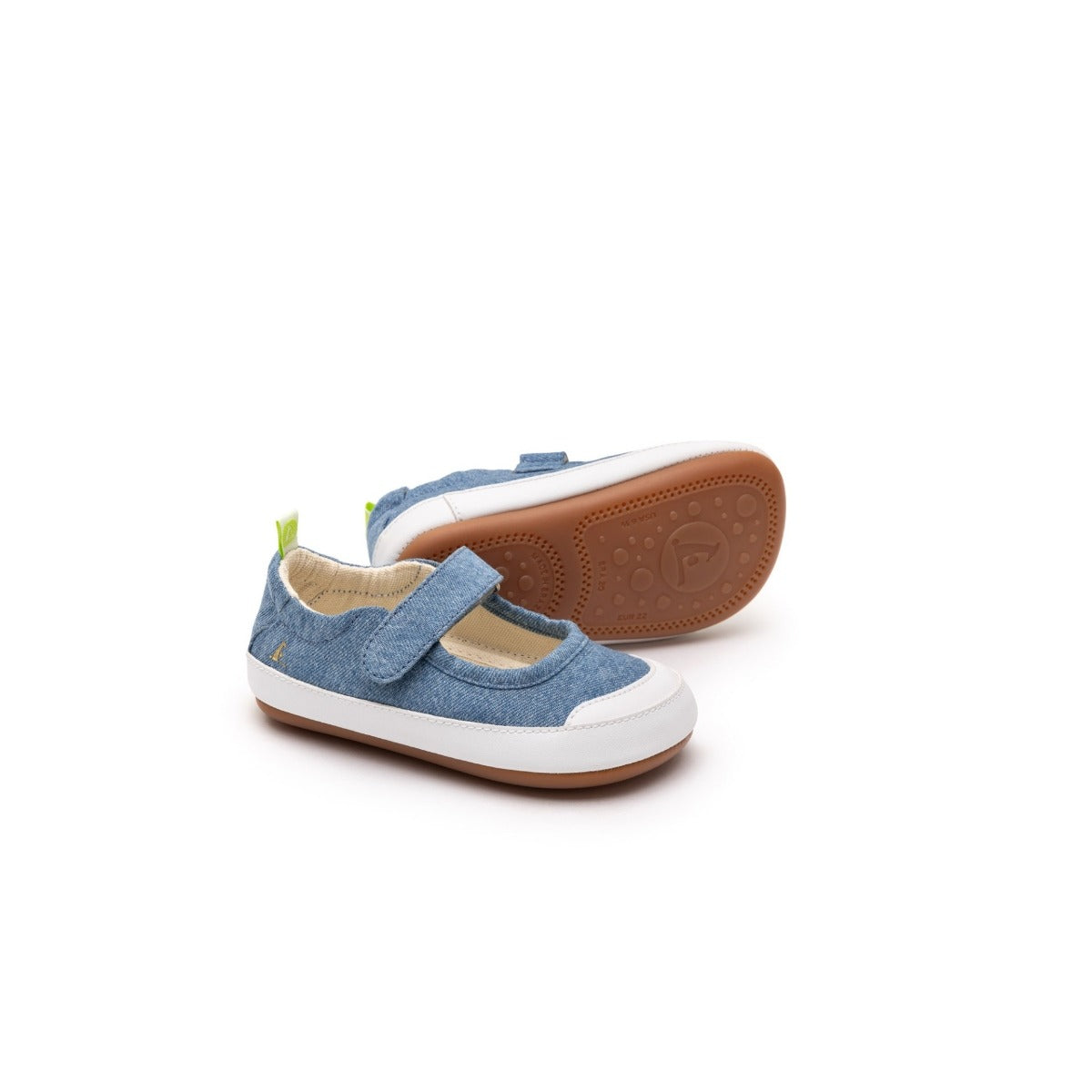 Gaia Green Mary Janes in Lona Jeans Laguna by Tip Toey Joey — image 2