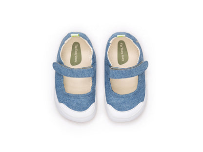 Gaia Green Mary Janes in Lona Jeans Laguna by Tip Toey Joey — image 9