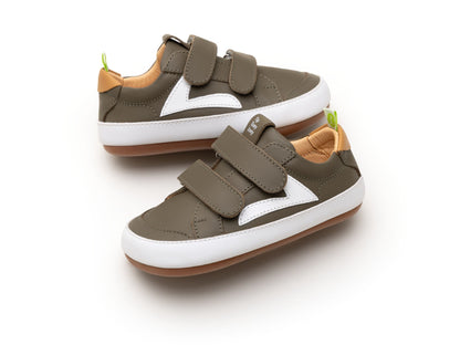 Hopper Sneakers in Mineral Green / White / Hay by Tip Toey Joey — image 3