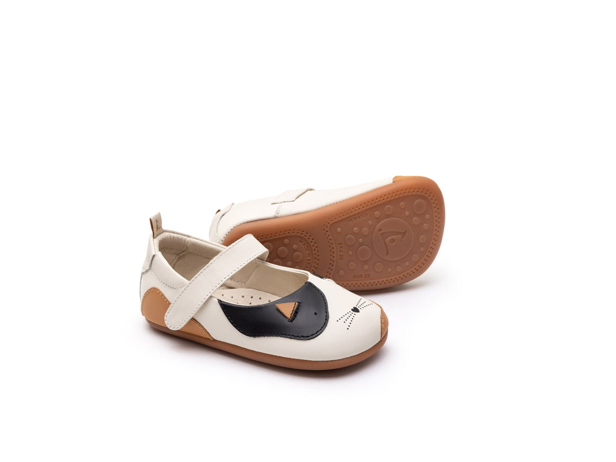 Kitten Mary Janes in Tapioca / Black / Hay by Tip Toey Joey — image 2