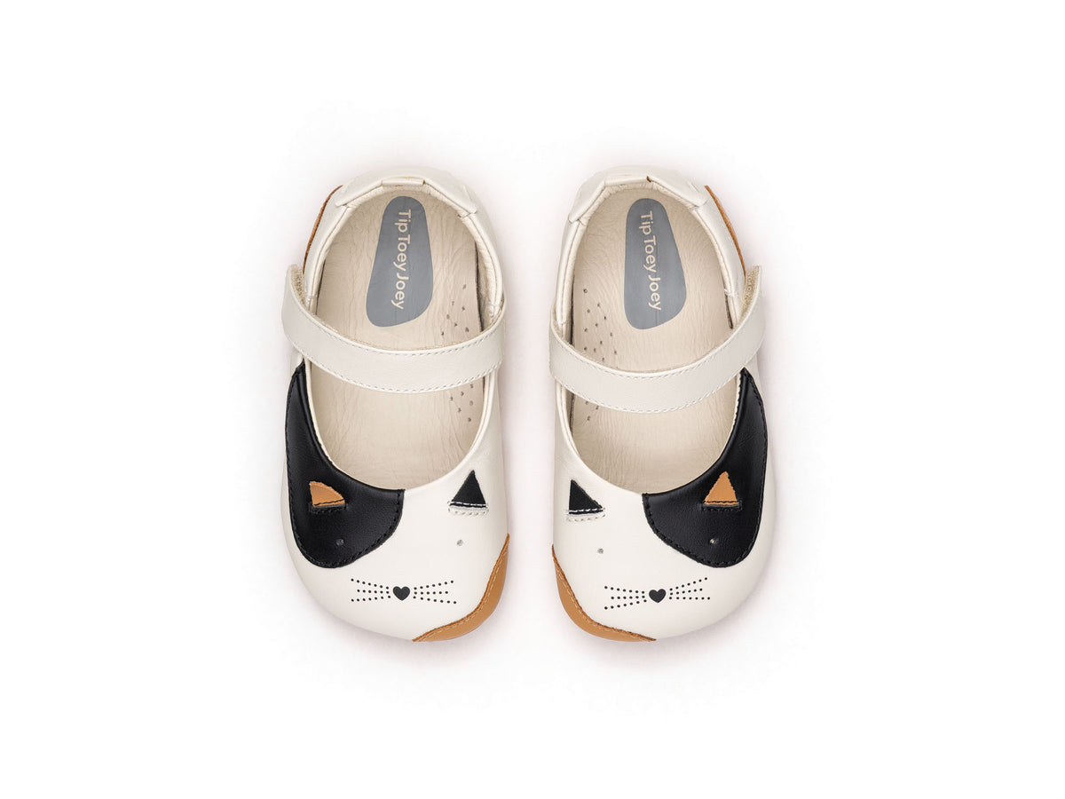 Kitten Mary Janes in Tapioca / Black / Hay by Tip Toey Joey — image 8
