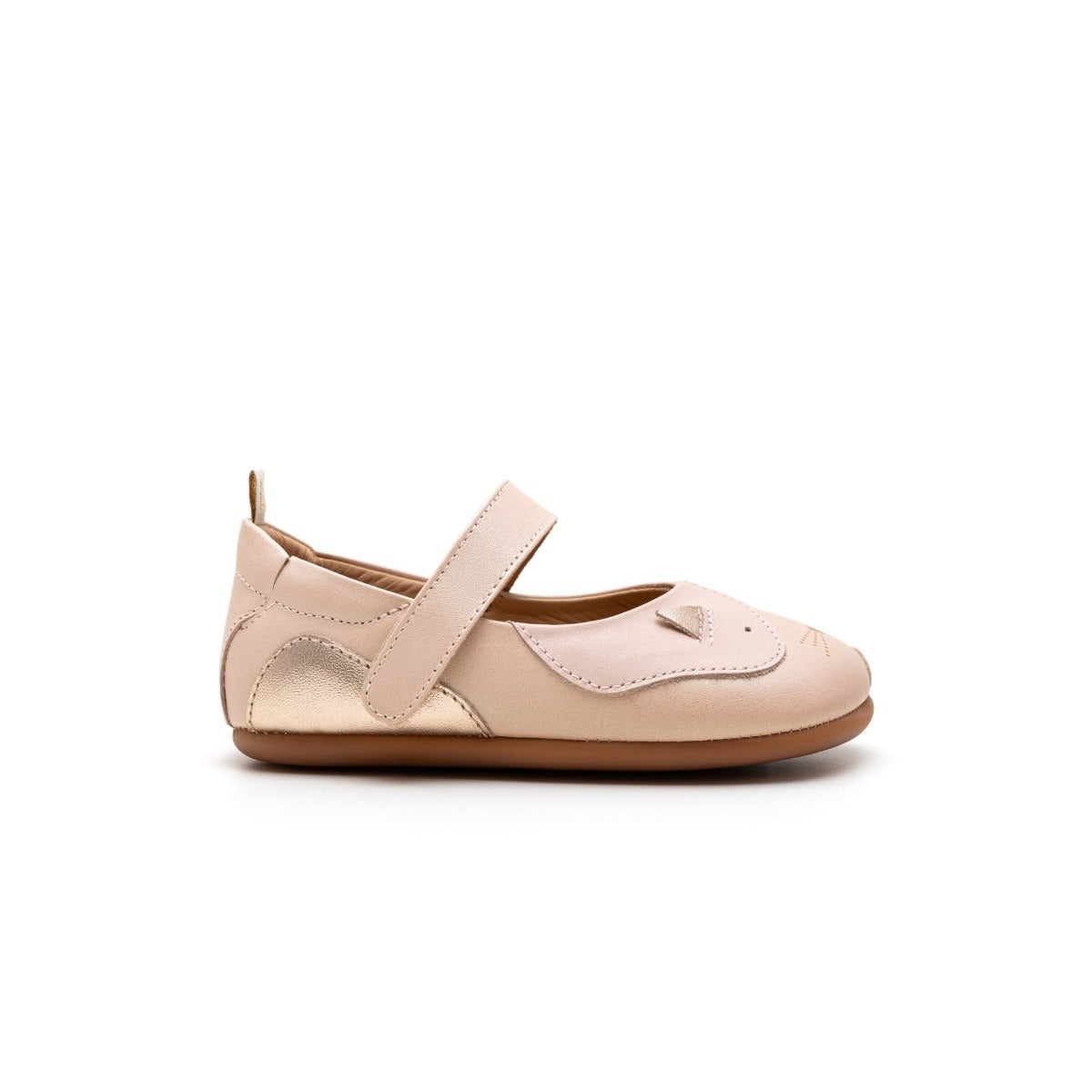Kitten Mary Janes in Candy Cream / Cotton Candy / Metalic Salmon by Tip Toey Joey — image 5