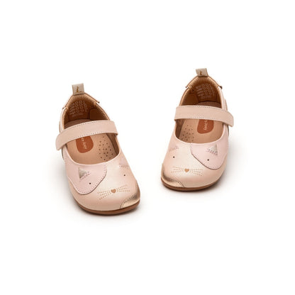 Kitten Mary Janes in Candy Cream / Cotton Candy / Metalic Salmon by Tip Toey Joey — image 4