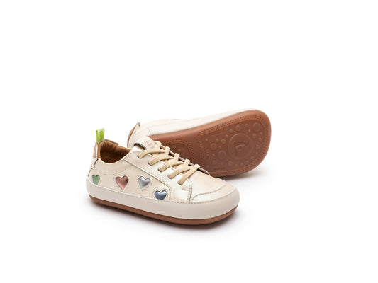 Love 4 All Sneakers in White Dream / Sterling Silver / Rose Gold by Tip Toey Joey
