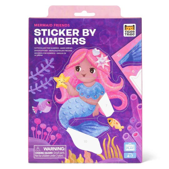 Sticker by Numbers in Mermaid Friends by Tiger Tribe