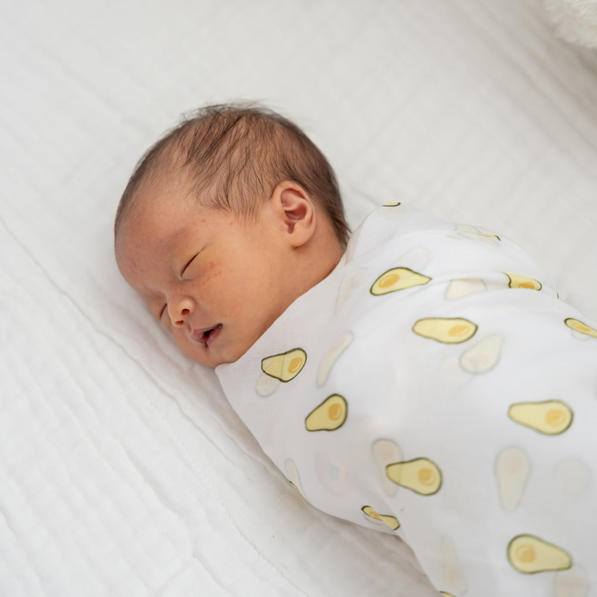 Baby Organic Swaddle in Avocado by Le Petit Society — image 5