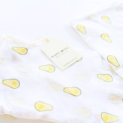 Baby Organic Swaddle in Avocado by Le Petit Society — image 7