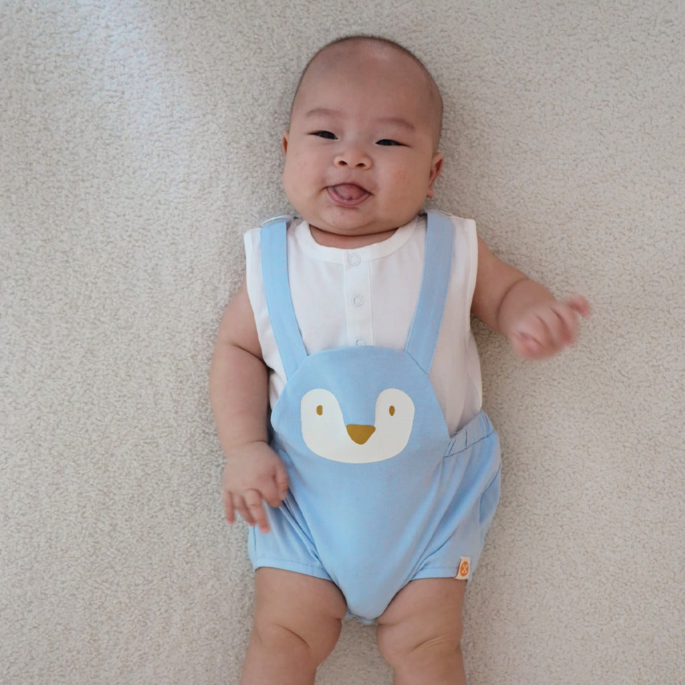 Baby Animal Romper in Penguin by Le Petit Society — image 4