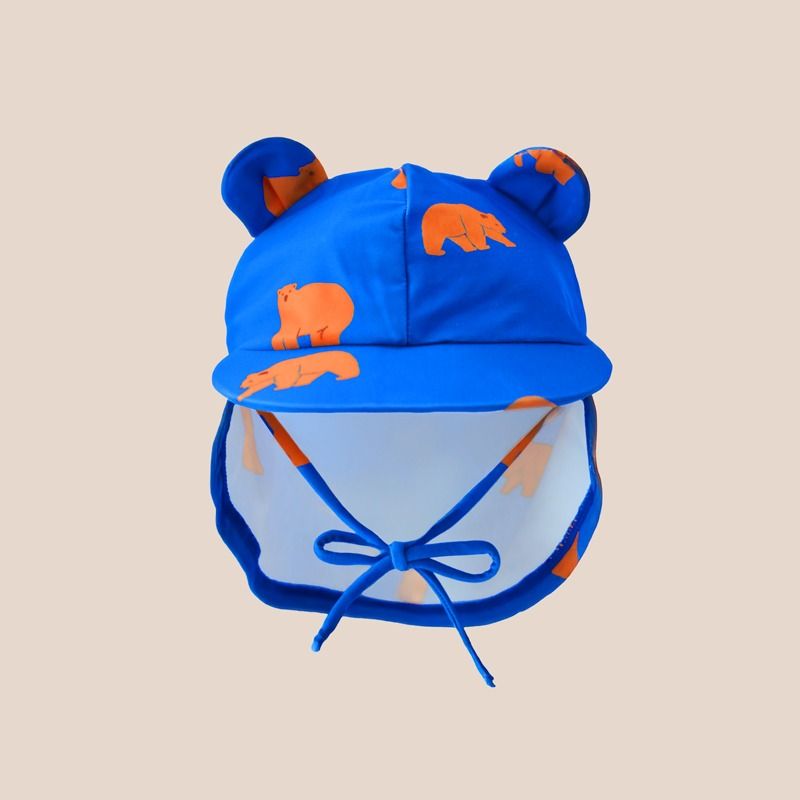 Baby Bear Sunhat in Bear Print by Le Petit Society — image 5
