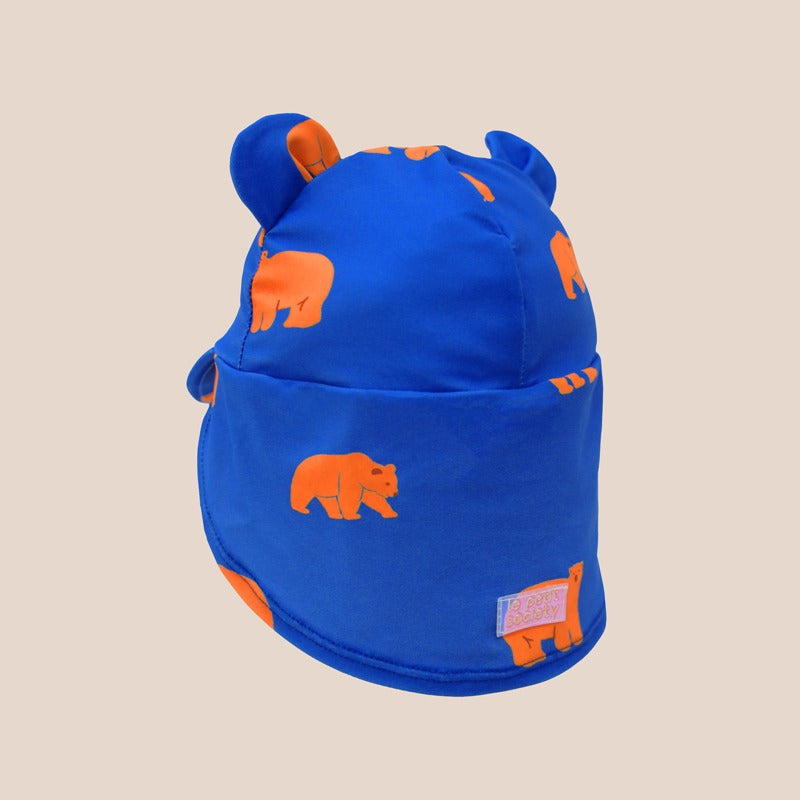 Baby Bear Sunhat in Bear Print by Le Petit Society — image 2
