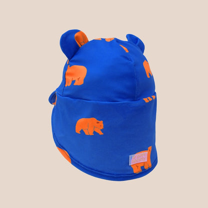 Baby Bear Sunhat in Bear Print by Le Petit Society — image 2
