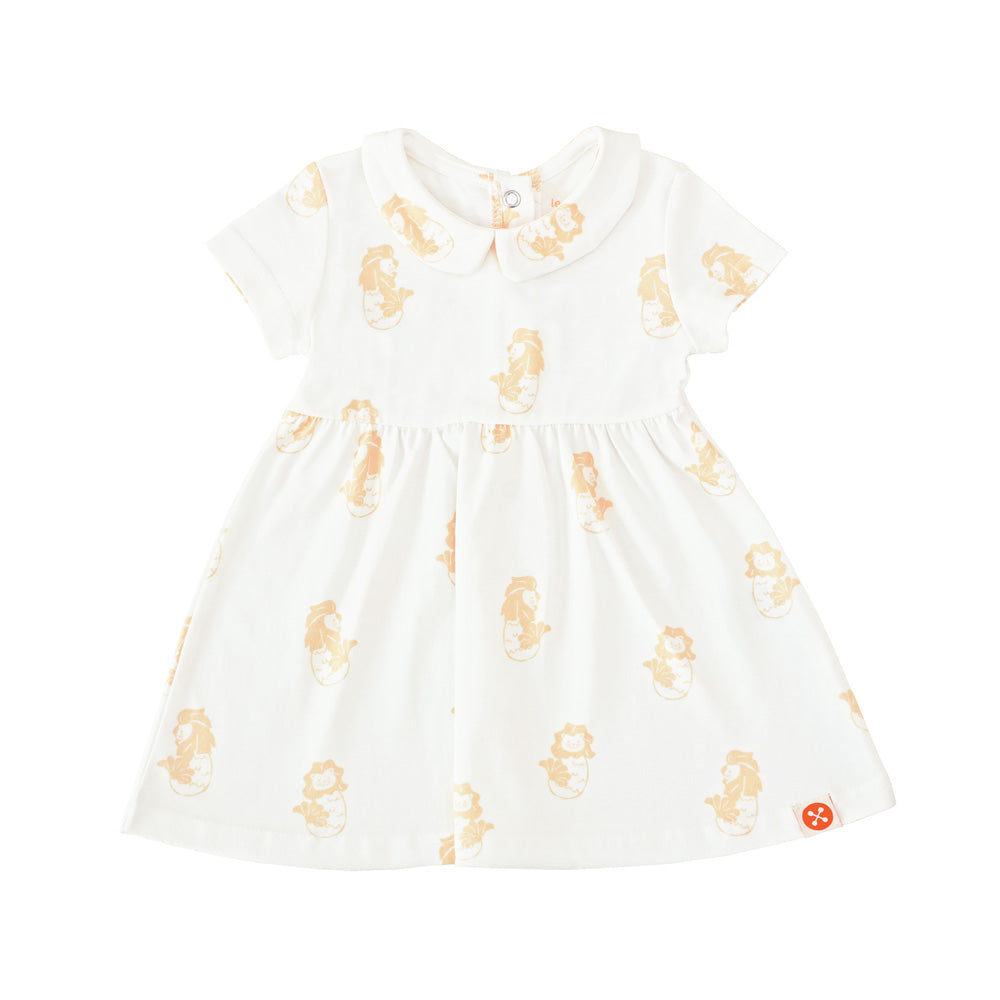 A Singapore Series - Baby Girl Dress in Merlion Print by Le Petit Society — image 6