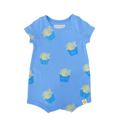 Made For Play - Baby Romper in French Fries Print by Le Petit Society — image 2