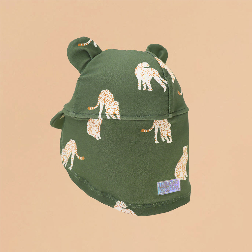Baby Sunhat in Leopard Print by Le Petit Society — image 2
