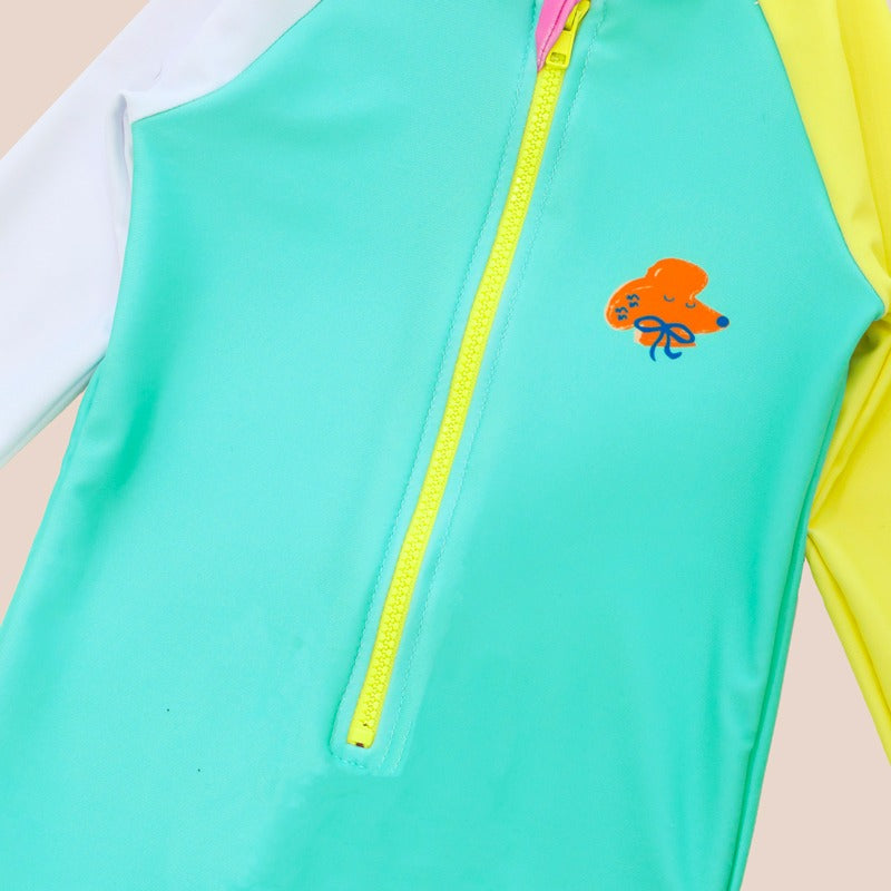 Baby Swimsuit in Colour Pop by Le Petit Society — image 2