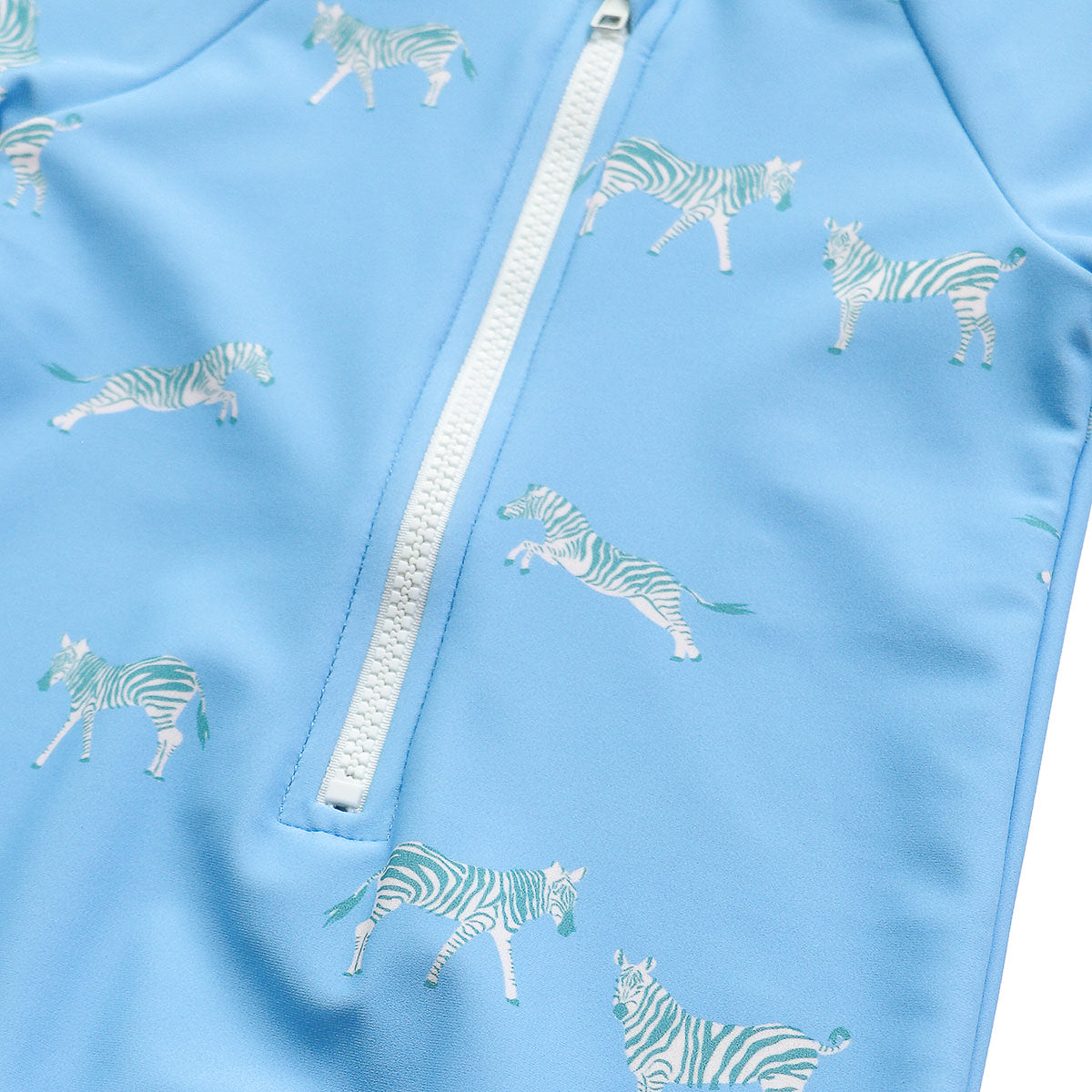 Baby Swimsuit in Zebra Print by Le Petit Society — image 2
