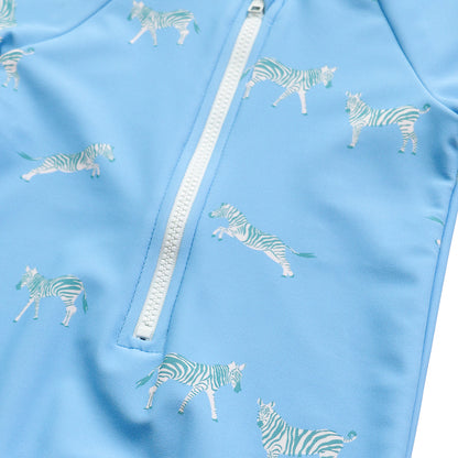 Baby Swimsuit in Zebra Print by Le Petit Society — image 2