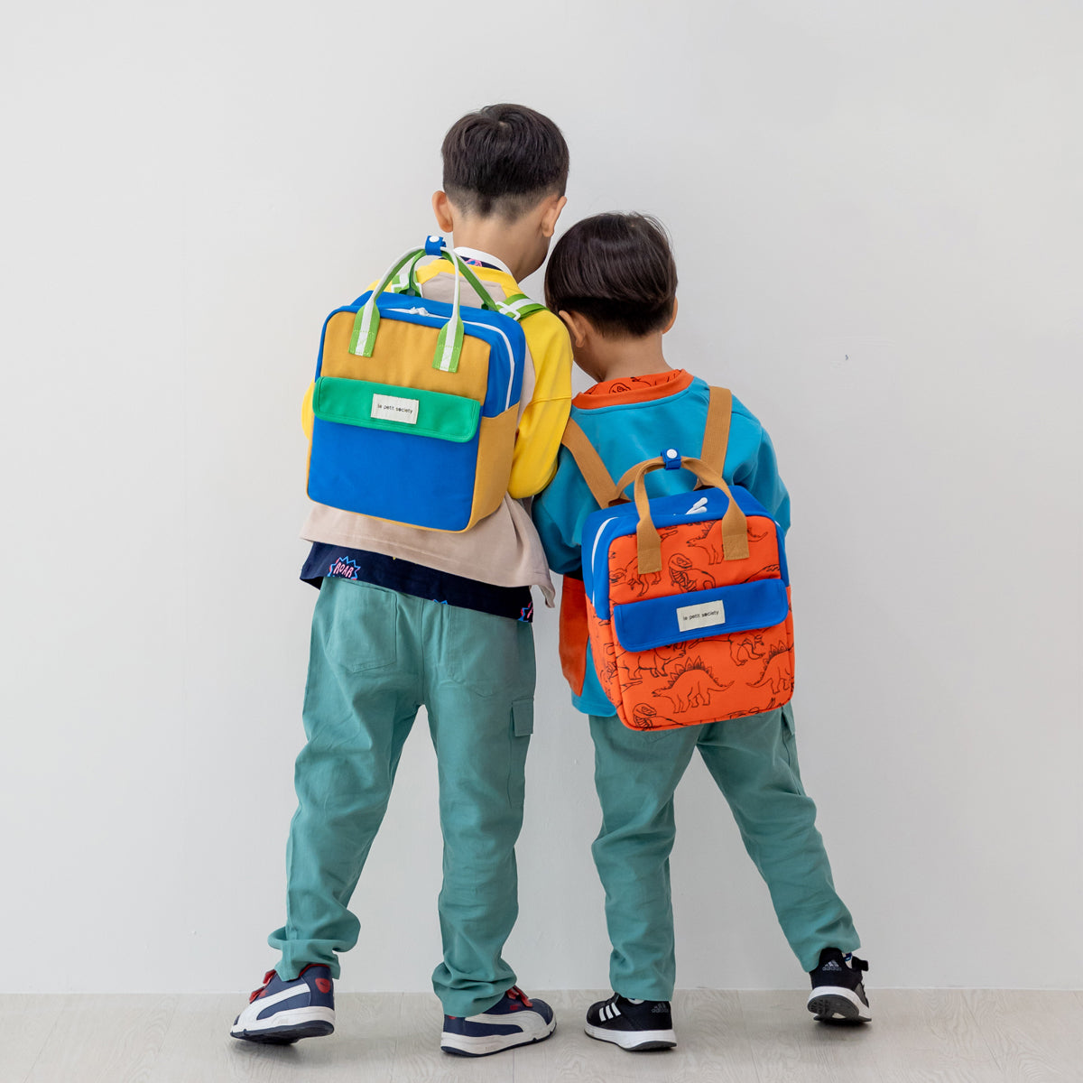 Kids Utility Pants in Green by Le Petit Society — image 6