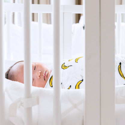 Baby Organic Swaddle in Banana by Le Petit Society — image 6