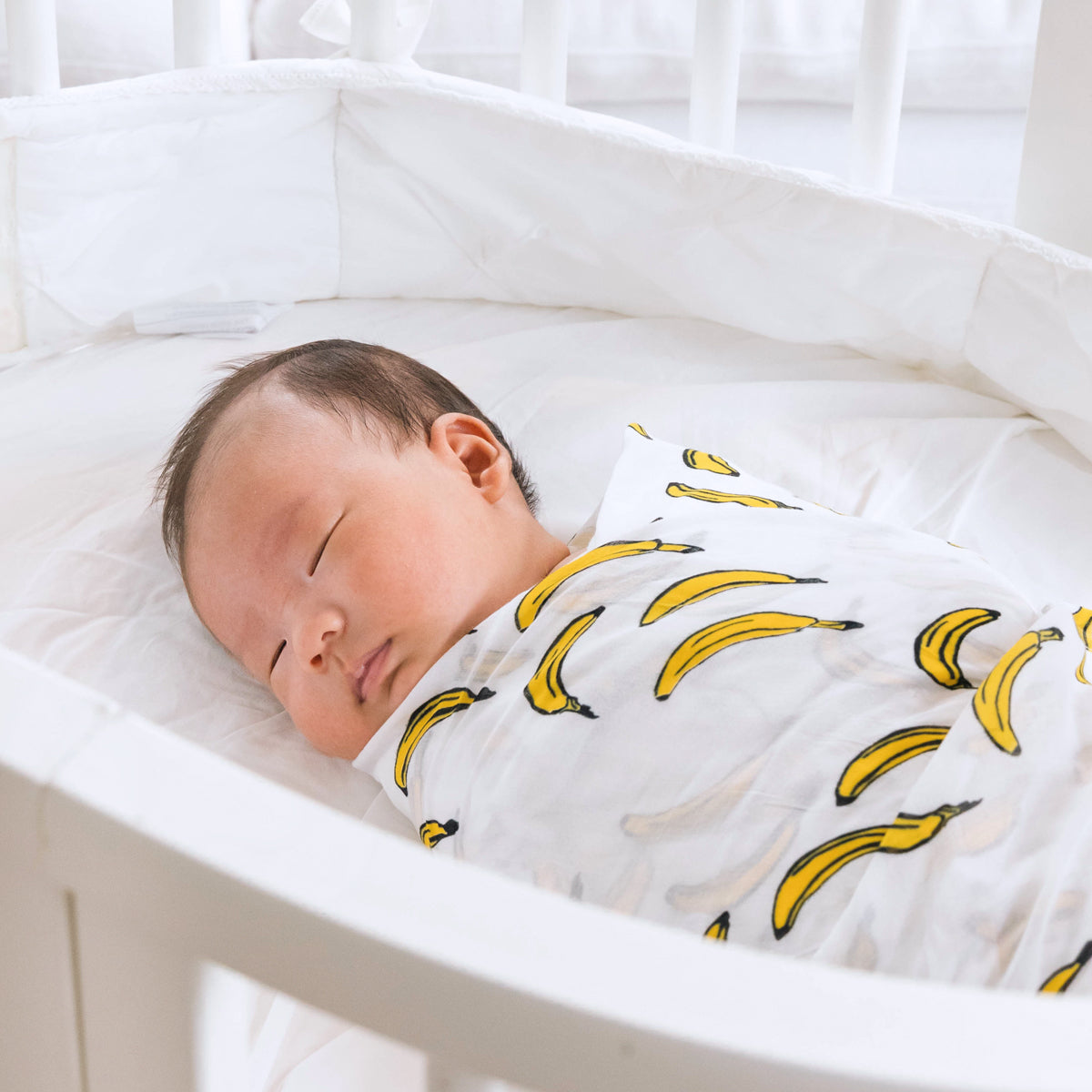 Baby Organic Swaddle in Banana by Le Petit Society — image 7