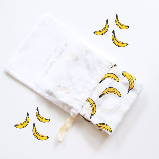 Baby Organic Swaddle in Banana by Le Petit Society