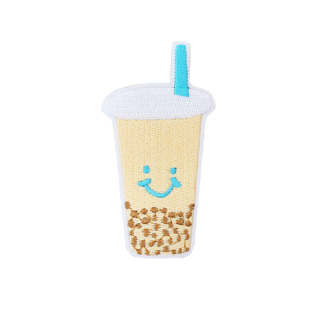 Bubble tea velcro patch by Le Petit Society