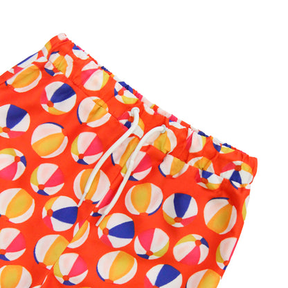 Resort Series - Men's Beach Shorts in Beach Ball Print by Le Petit Society — image 5