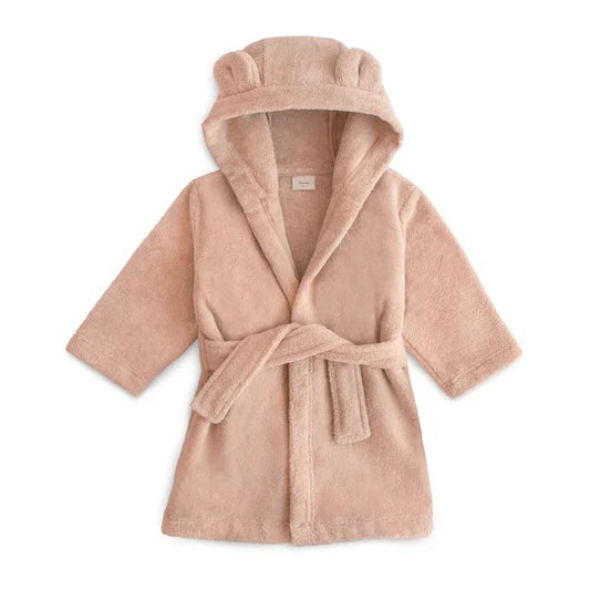 Bear Robe in Blush (4-6Y) by Mushie