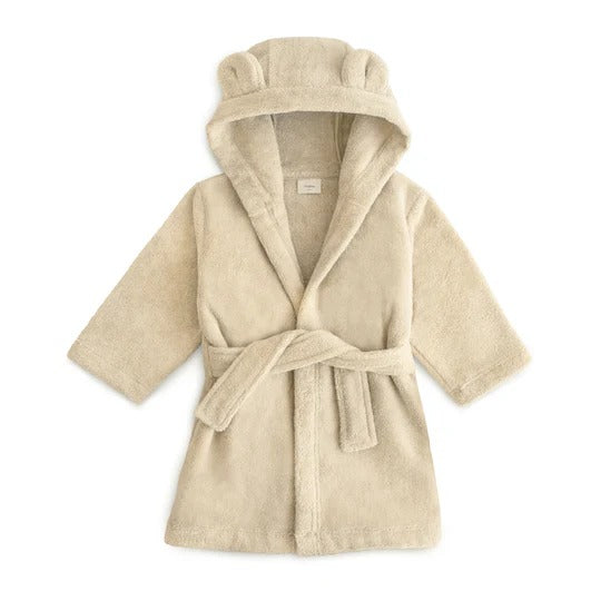 Bear Robe in Fog (4-6Y) by Mushie