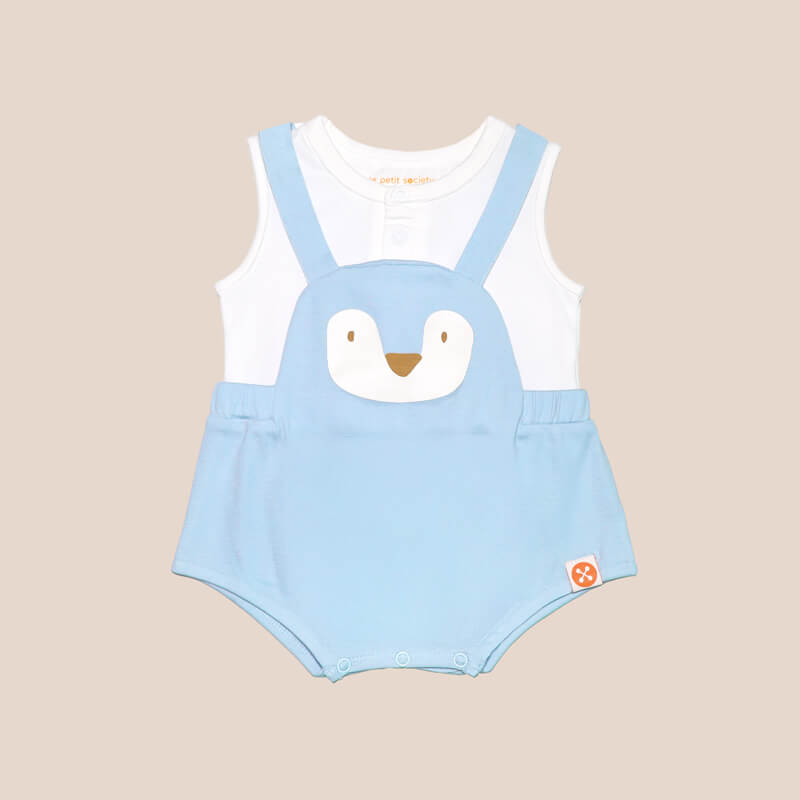 Baby Animal Romper in Penguin by Le Petit Society — image 7