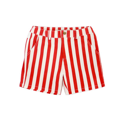 Le Petit Society x Sheila in Bermuda Shorts with Adjustable Waistband - Red Stripes — image 13