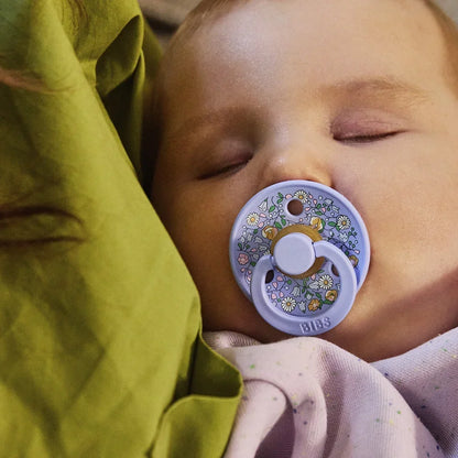 Colour Latex Pacifier Twin Pack in Chloe Meadow - Ivory Mix by BIBS x LIBERTY