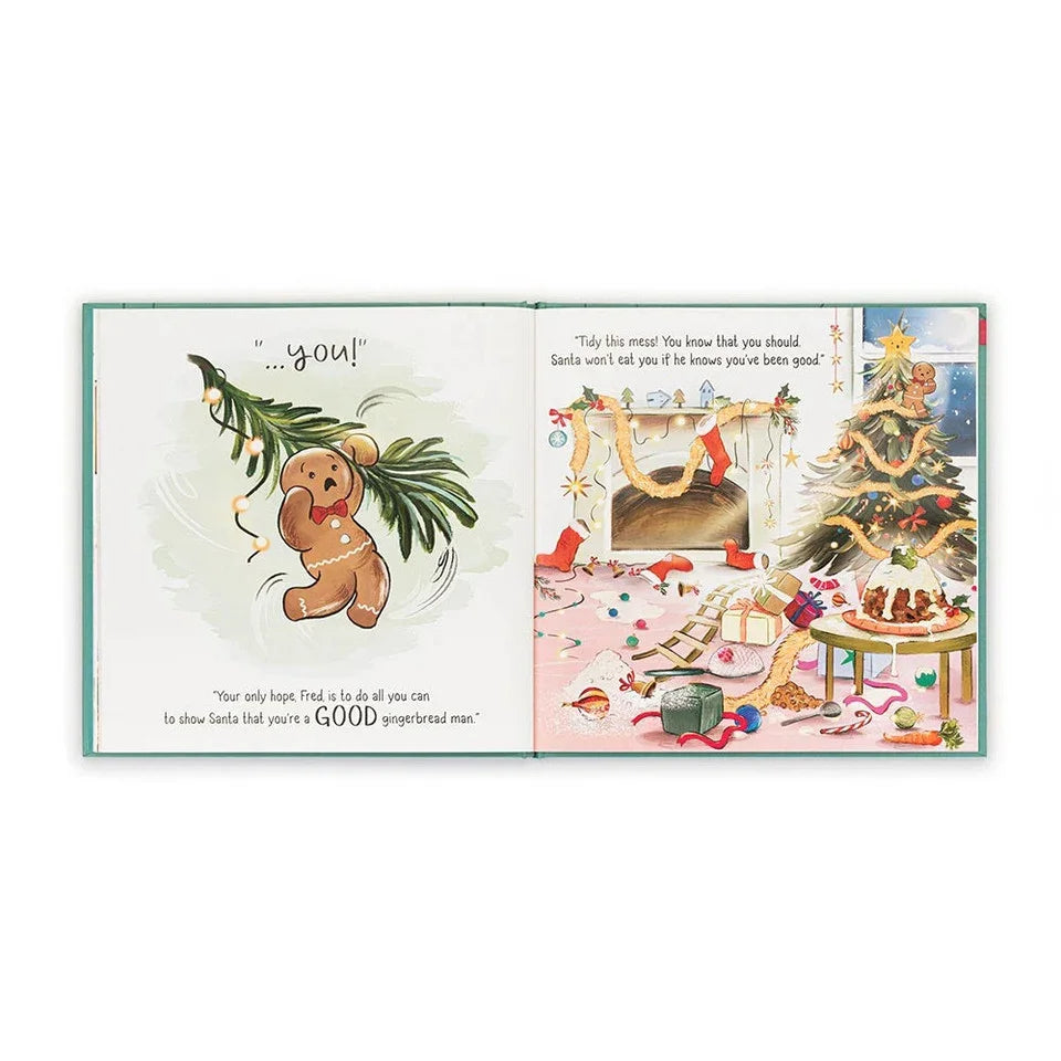 Gingerbread Fred Book by Jellycat — image 3
