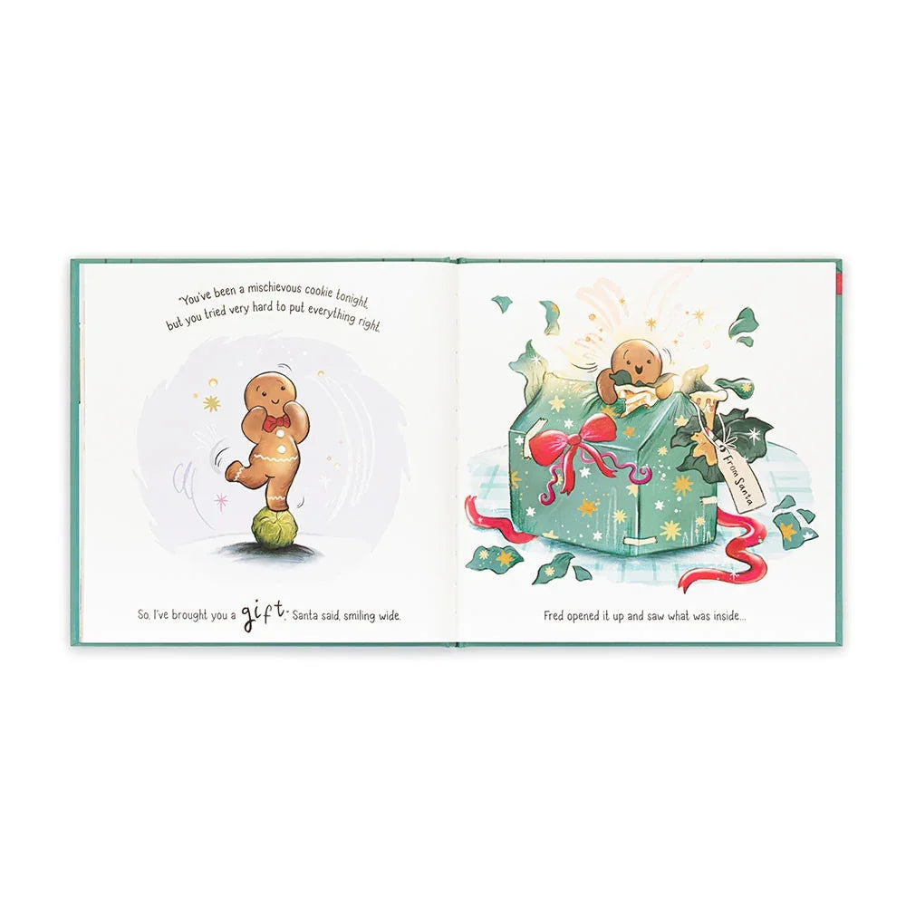 Gingerbread Fred Book by Jellycat — image 2