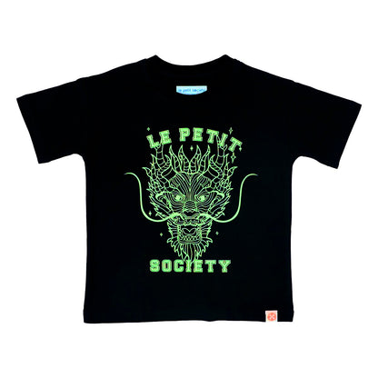 Dragon Streetwear - Kids Tee in Black Dragon by Le Petit Society