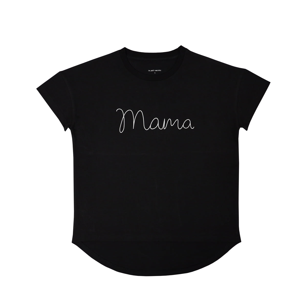 Family Tees - Mama Tee in Black by Le Petit Society — image 2