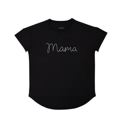 Family Tees - Mama Tee in Black by Le Petit Society — image 2