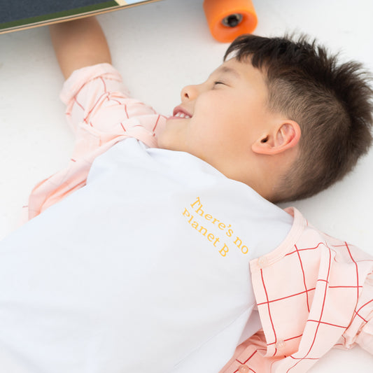 Made For Play in Kids "There's No Planet B" Boxy Tee by Le Petit Society