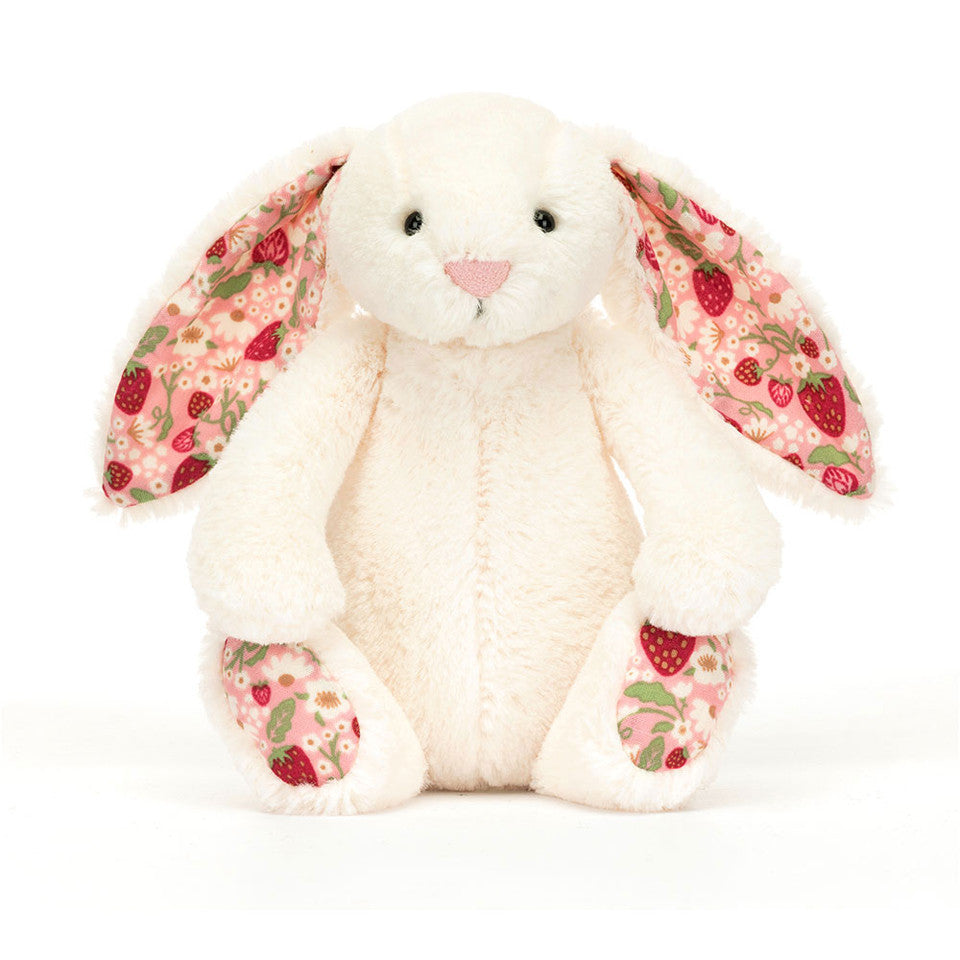 Blossom Cream Bunny 'Berry' (Small) by Jellycat