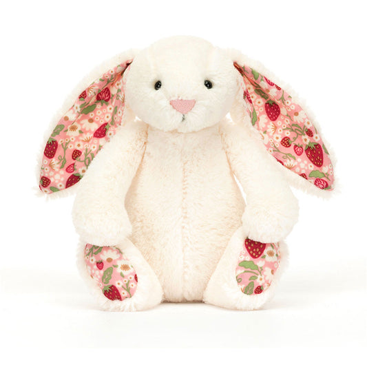 Blossom Cream Bunny 'Berry' (Small) by Jellycat