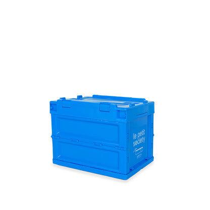 Collapsible Storage Crate (Small) in Bright Blue by Le Petit Society — image 2
