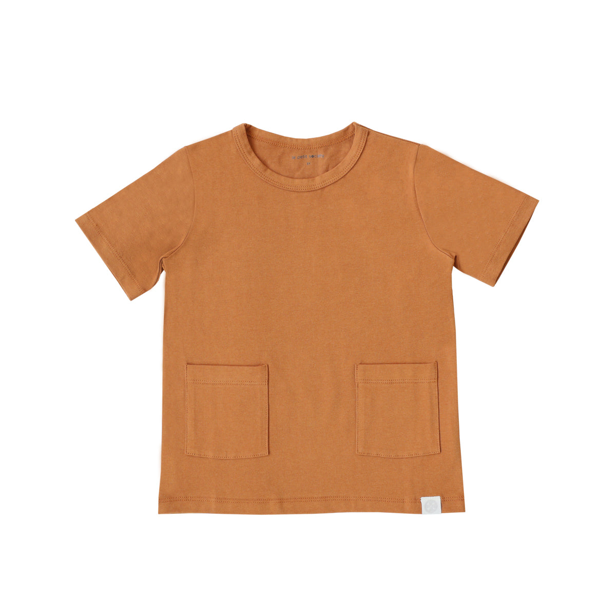 Resort Series - Kids Tee in Brown by Le Petit Society — image 2