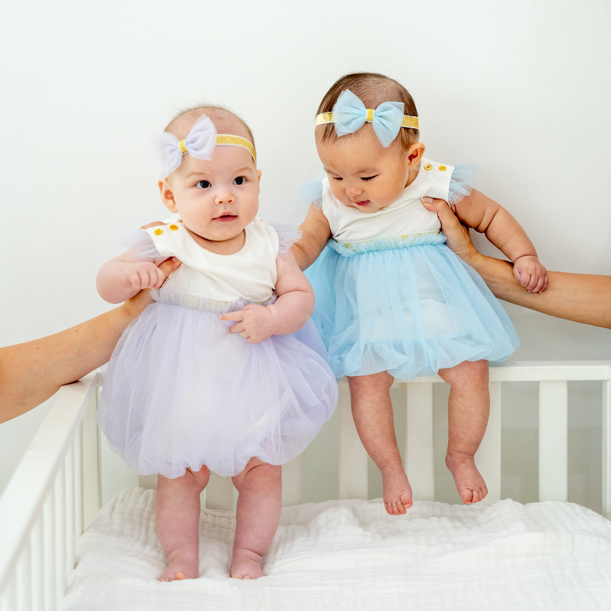 Flower Girl Series - Baby Bubble Dress in Lilac by Le Petit Society — image 4