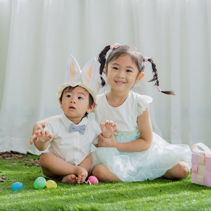 Flower Girl Series - Bubble Dress in Mint by Le Petit Society — image 8